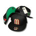 New Era 59Fifty Mexico World Baseball Classic Hat Black, Green ¨C Snapback Cap