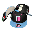 New Era 59Fifty Mexico World Baseball Classic Hat Black, Light blue ¨C Snapback Cap