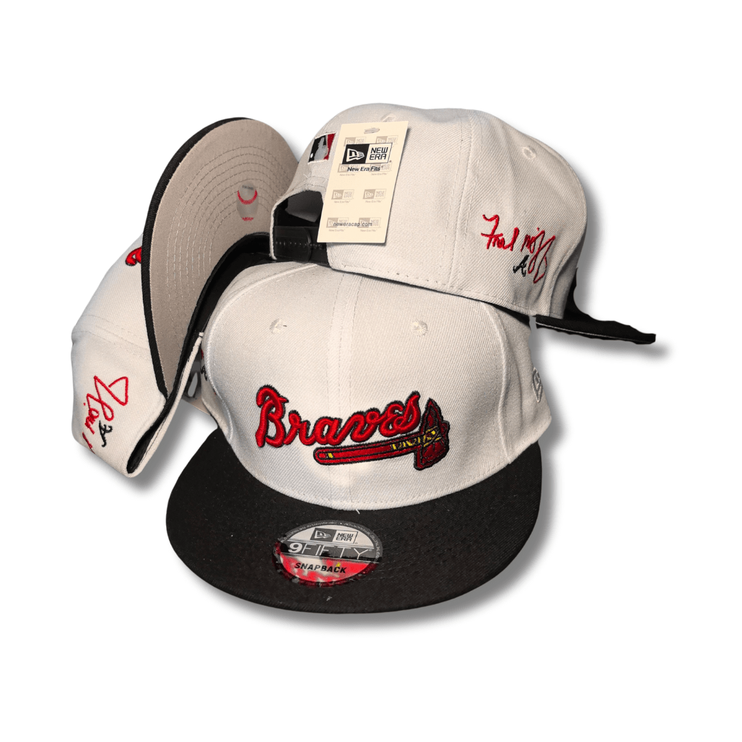 Atlanta Braves Just Caps Hall of Fame Fred McGriff 59FIFTY Cream ¨C Snapback Cap