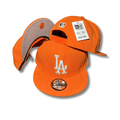 Los Angeles Dodgers Orange with White Embroidered Logo ¨C Snapback Cap