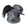 Los Angeles Dodgers  Gray with White Embroidered Logo ¨C Snapback Cap