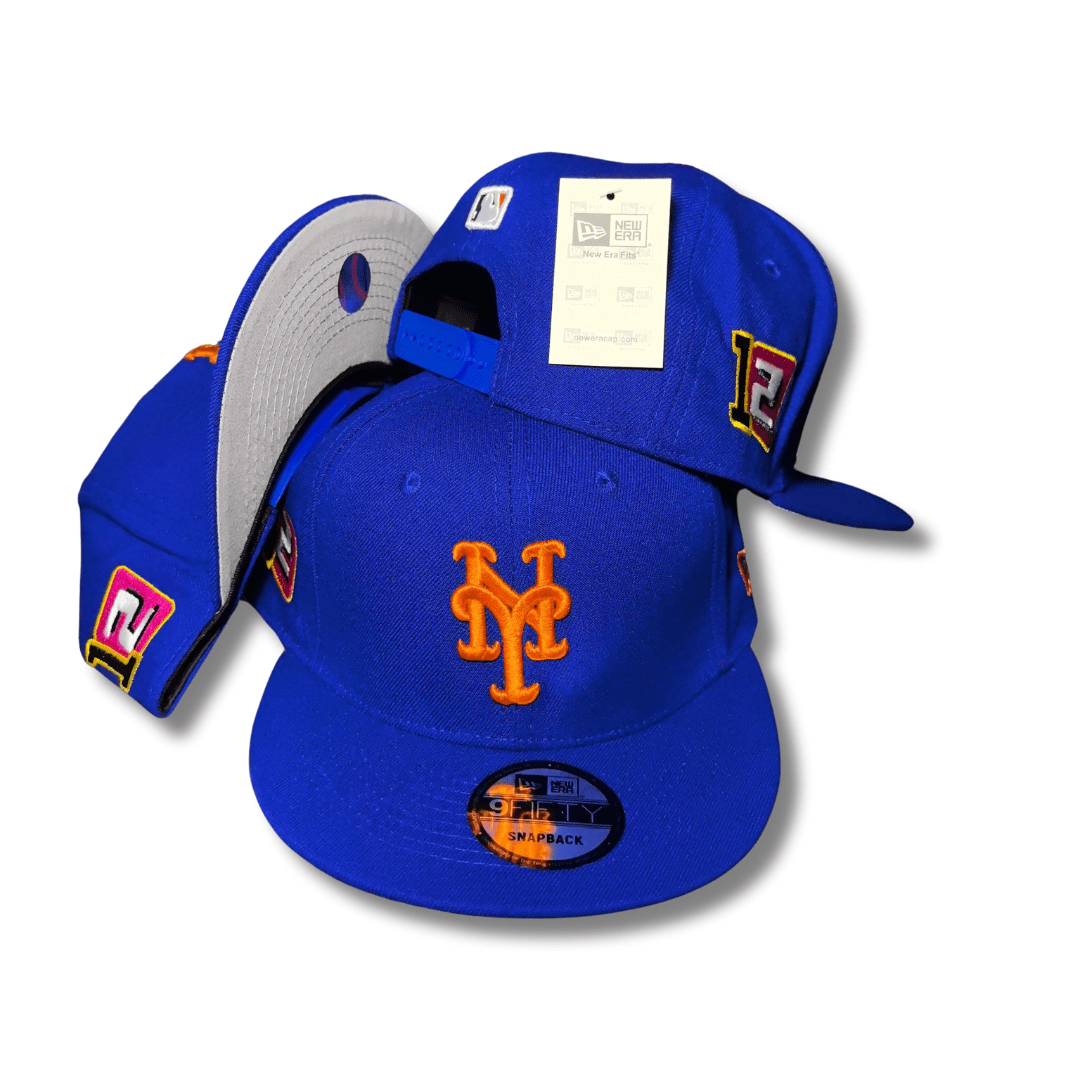 New York Mets Royal Blue with 12-Time Champions Patch ¨C Snapback Cap