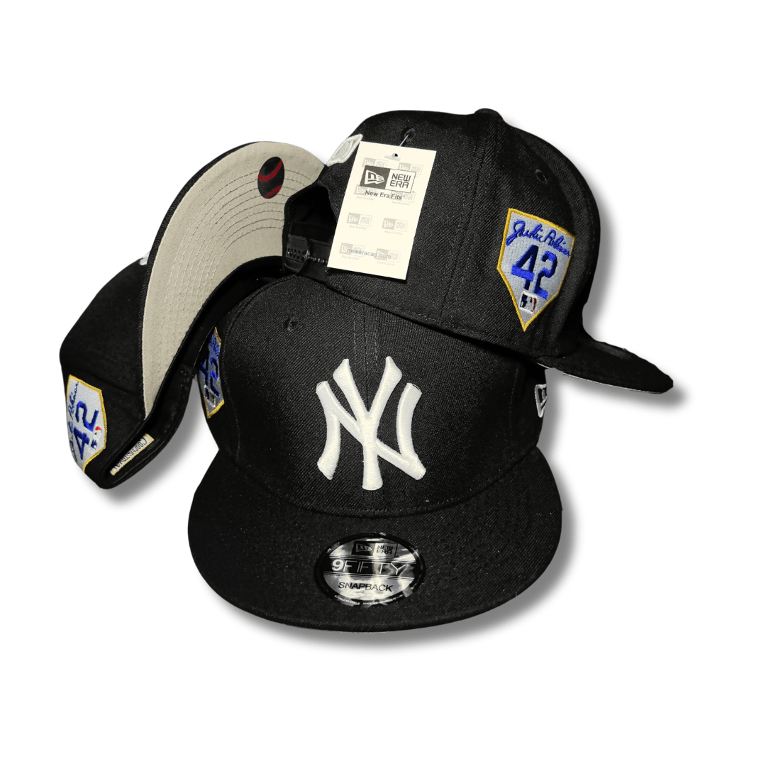 New York Yankees Black Jackie Robinson Patch ¨C Snapback Cap