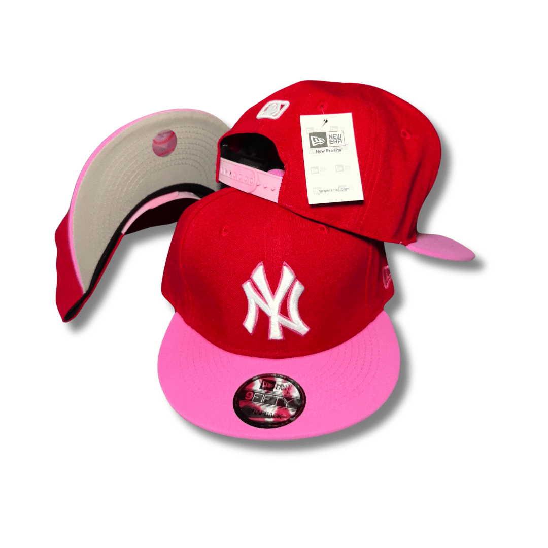 New York Yankees 9FIFTY with Pink Visor Red and Pink ¨C Snapback Cap