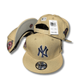 New York Yankees 9FIFTY with Side Patches Khaki and Navy ¨C Snapback Cap