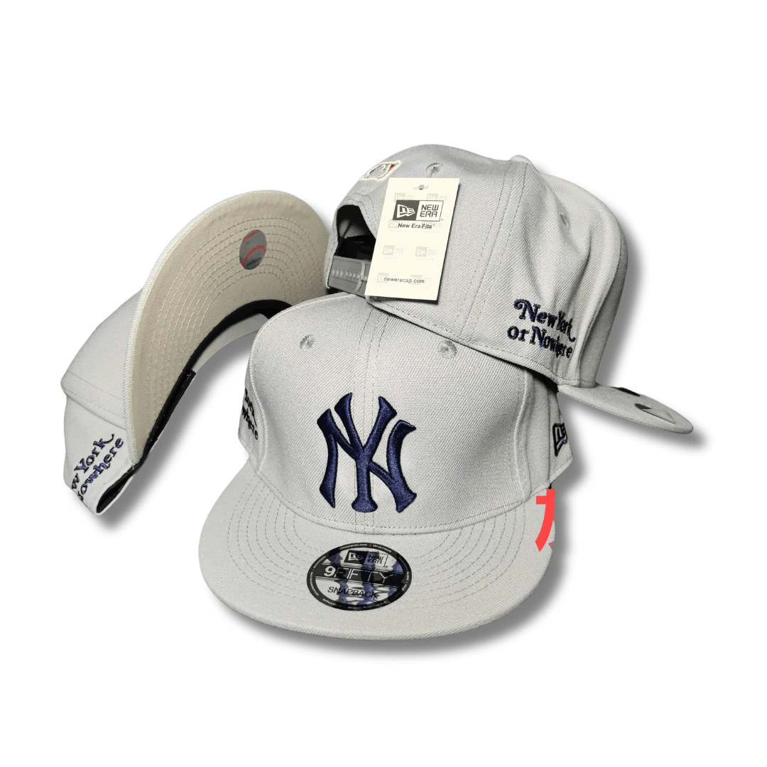 New York Yankees 9FIFTY Light Grey ¡°New York or Nowhere¡± ¨C Snapback Cap