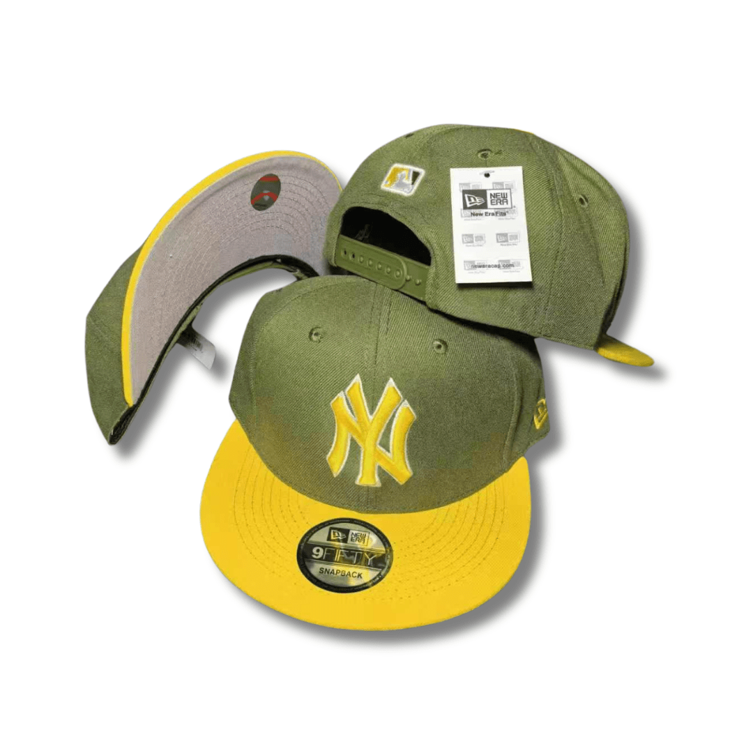 New York Yankees 9FIFTY Olive Green and Yellow Edition ¨C Snapback Cap