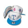 Texas Rangers White and Blue Side Patch Embroidery ¨C Snapback Cap