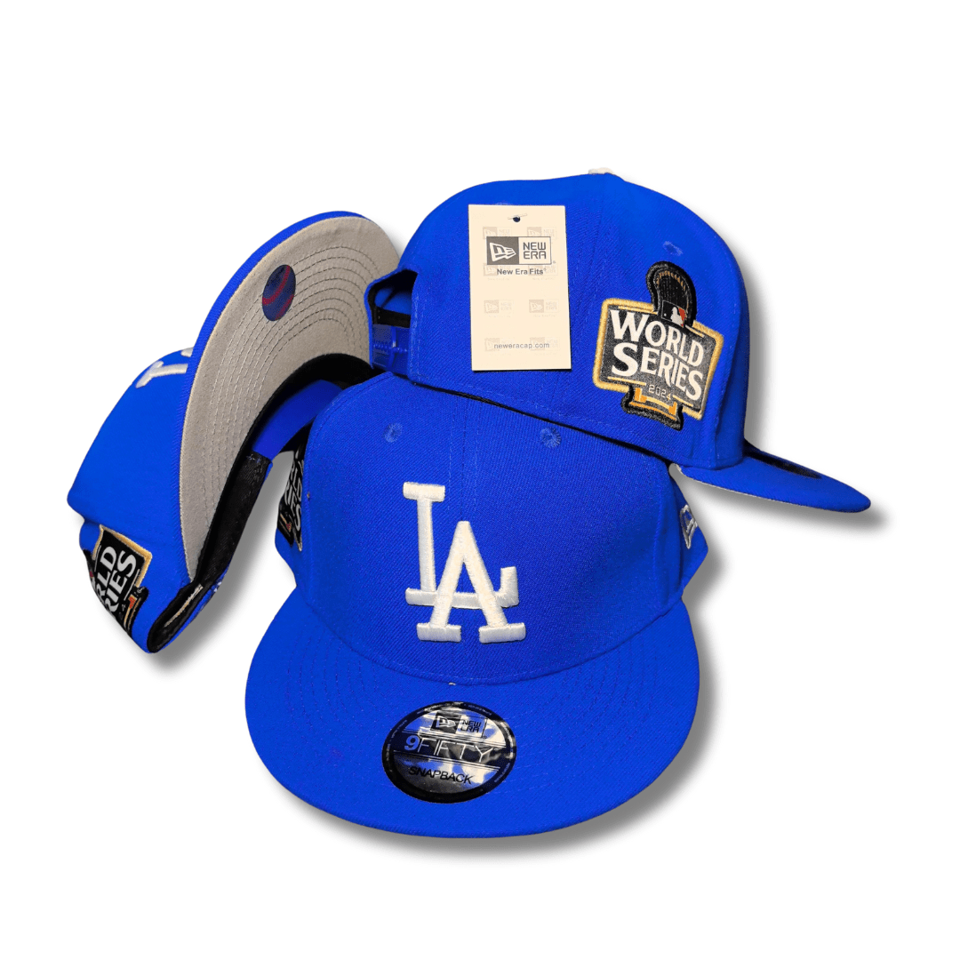 Los Angeles Dodgers New Era 9Fifty with 2024 World Series Patch Royal Blue ¨C Snapback Cap