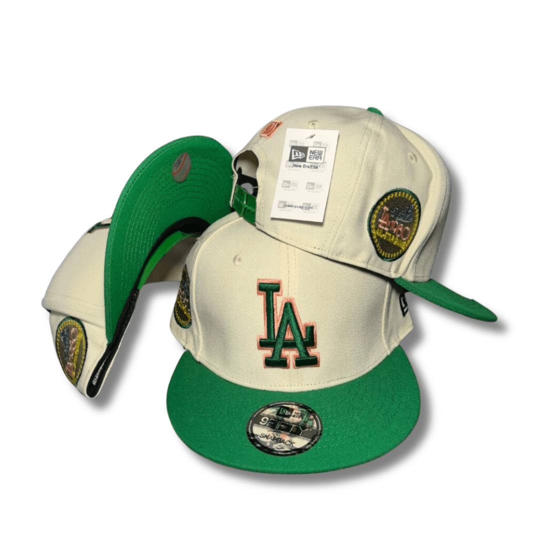 Los Angeles Dodgers 9Fifty with Green Visor Classic White and Green ¨C Snapback Cap