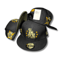Los Angeles Dodgers Black with Gold Embroidered Stars and Camo Accents ¨C Snapback Cap