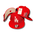 LA Baseball Team with World Series Side Patch and White Embroidered Logo Red ¨C Snapback Cap