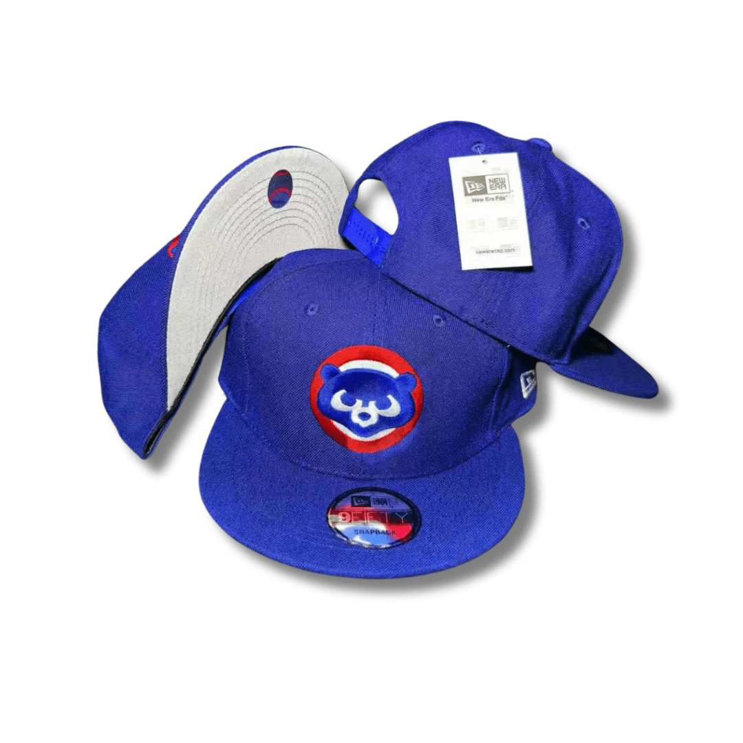 Chicago Cubs Snapback Hat with Embroidered Bear Logo Royal Blue ¨C Snapback Cap