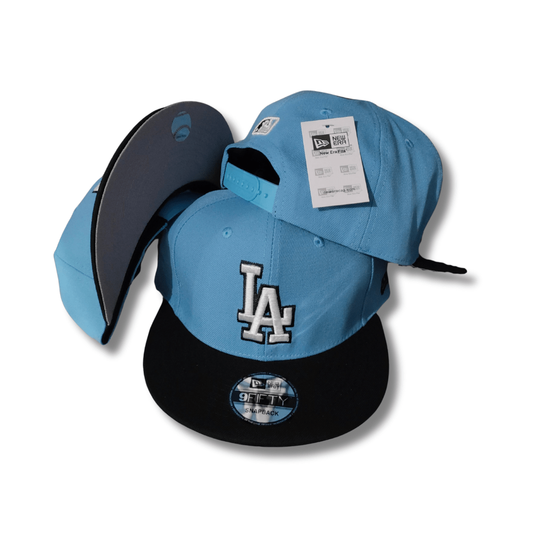 Los Angeles Dodgers New Era 9FIFTY Sky Blue and Black Edition ¨C Snapback Cap