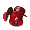 Los Angeles Dodgers Red Classic White Logo ¨C Snapback Cap