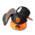 San Francisco  Logo with Two-Tone Design Black and Orange ¨C Snapback Cap