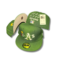 Oakland Athletics MLB Cap with World Series Champions Embroidery and Crown Patch ¨C Fitted Cap
