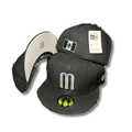 Team Mexico with Iridescent black Logo and Mexican Flag Patch Black ¨C Fitted Cap