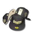 Houston Astros Fitted Hat with 40th Anniversary Patch and Embroidered Script Black ¨C Fitted Cap