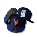 New York Mets MLB Cap with Classic Team Logo Royal Blue ¨C Fitted Cap