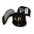 Pittsburgh Pirates 5x World Series Champions Black ¨C Fitted Cap