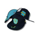 Milwaukee Brewers 59FIFTY with Side Patch and Aqua Underbill black and Navy Blue ¨C Fitted Cap