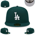 Los Angeles Dodgers Fitted Hat ¨C Forest Green with Contrasting Gray Undervisor