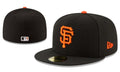San Francisco Giants Fitted Hat ¨C Black with Orange Logo