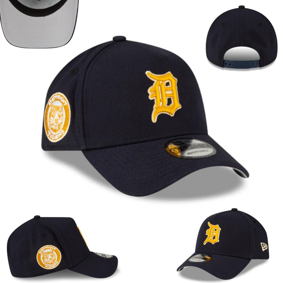 Detroit Tigers 39THIRTY Stretch Fit Cap with Embroidered Logo ¨C Navy Blue