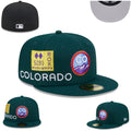 Colorado Rockies ¡°5280¡± Hat with Gray Undervisor ¨C Green