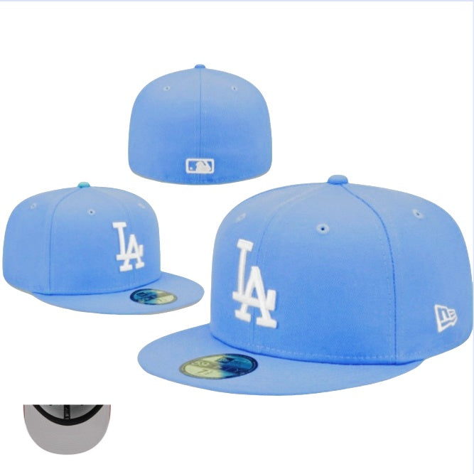 Los Angeles Dodgers Classic Hat with Gray Undervisor ¨C Light Blue