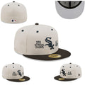Chicago White Sox 1993 Division Champs Hat with Black Brim and Gray Undervisor ¨C Cream