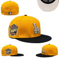 Los Angeles Dodgers 40th Anniversary Commemorative Hat with Black Brim ¨C Yellow