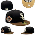 Chicago White Sox 2003 All-Star Game Hat with Brown Brim and Beige Undervisor ¨C Black