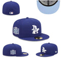 Los Angeles Dodgers 2020 World Series Fitted Hat with Light Blue Underbrim ¨C Royal Blue