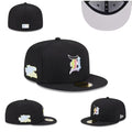 Detroit Tigers Custom Fitted Hat with Multicolor Logo and Gray Underbrim ¨C Black