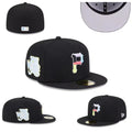 Pittsburgh Pirates 70th World Series Custom Fitted Hat with Multicolor Logo and Gray Underbrim ¨C Black
