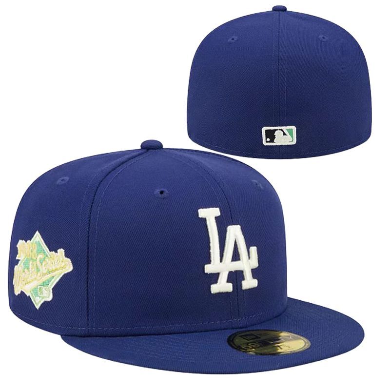 Los Angeles Dodgers World Series 59FIFTY Fitted Hat ¨C Classic Blue with Championship Patch