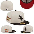 Chicago White Sox 1995 World Series 59FIFTY Fitted Hat ¨C Cream and Black with Commemorative Patch