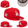 Los Angeles Dodgers Love & Hustle 1959 World Series 59FIFTY Fitted Hat ¨C Red with Heart Embroidery