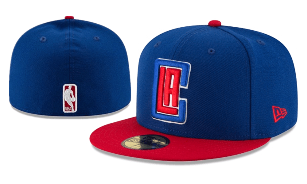Los Angeles Clippers NBA Snapback Cap with Embroidered LA Logo and Red Brim ¨C Blue