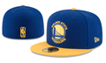 Golden State Warriors NBA Snapback Cap with Embroidered Logo and Yellow Brim ¨C Blue