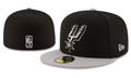 San Antonio Spurs NBA Snapback Cap with Embroidered Logo and Gray Brim ¨C Black