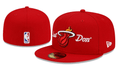 Miami Heat Just Don NBA Snapback Cap with Embroidered Logo ¨C Red