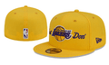 Los Angeles Lakers Just Don NBA Snapback Cap with Embroidered Logo ¨C Yellow