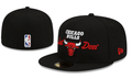 Chicago Bulls Just Don NBA Snapback Cap with Embroidered Logo ¨C Black