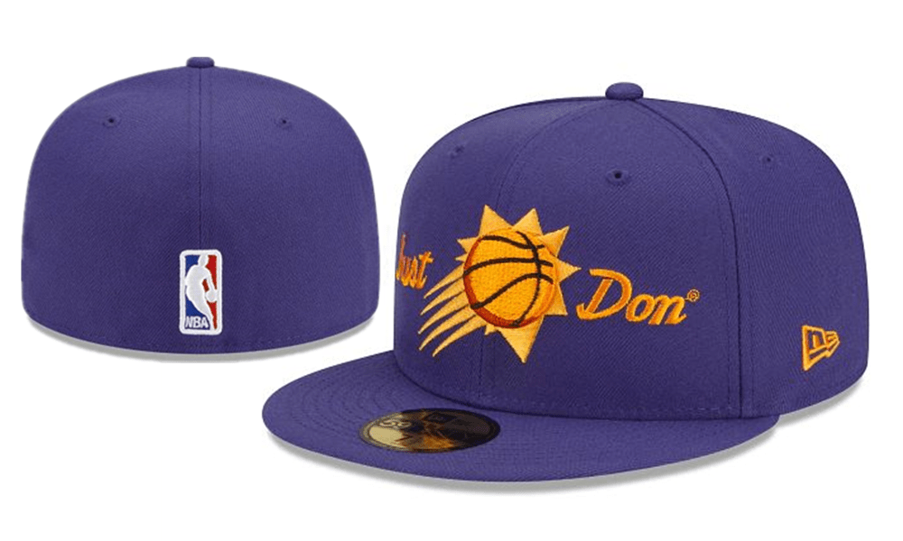 Phoenix Suns Just Don NBA Snapback Cap with Embroidered Logo ¨C Purple