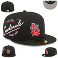 St. Louis Cardinals Since 1892 Snapback Cap with Embroidered Details ¨C Black