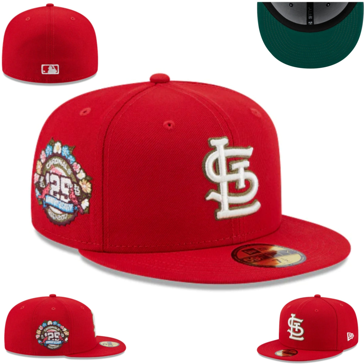 St. Louis Cardinals 125th Anniversary Snapback Cap ¨C Red