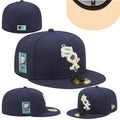 Chicago White Sox Fitted MLB Hat with 1933 All-Star Game Patch and Aqua Accents ¨C Navy Blue